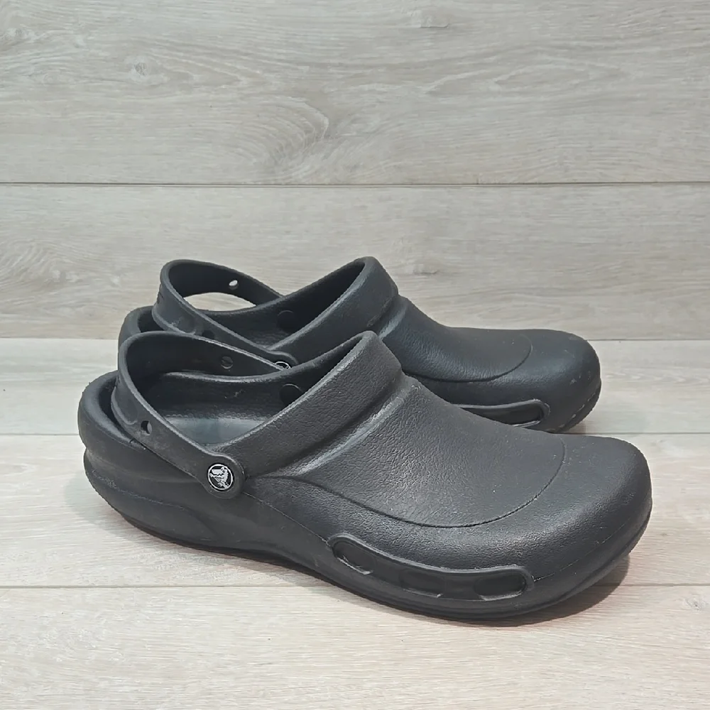 Crocs Men's Black Outdoor Rubber Clogs Shoes Sz 13